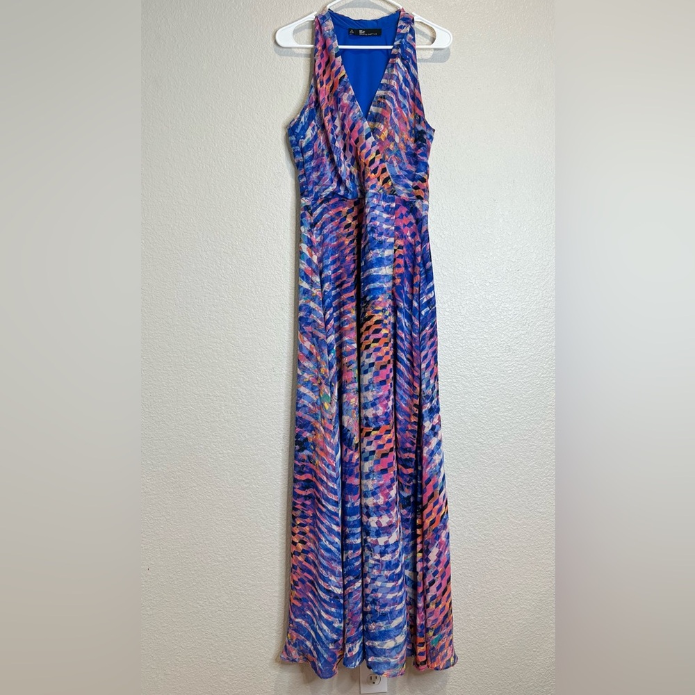 Be by Chetta B Colorful Chiffon Maxi Dress, 8